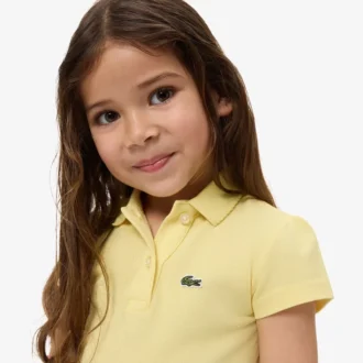 Polo Piqua à col festonné pour fille Polo Piqua à col festonné pour fille