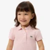 Polo Piqua à col festonné pour fille Polo Piqua à col festonné pour fille