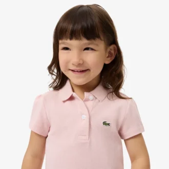 Polo Piqua à col festonné pour fille Polo Piqua à col festonné pour fille