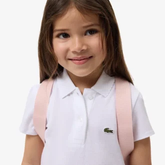 Polo Piqua à col festonné pour fille Polo Piqua à col festonné pour fille