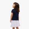 Polo Piqua à col festonné pour fille Polo Piqua à col festonné pour fille