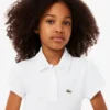 Polo Piqua à col festonné pour fille Polo Piqua à col festonné pour fille