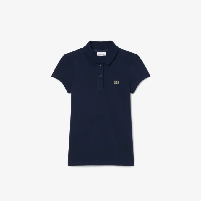 Polo Piqua à col festonné pour fille Polo Piqua à col festonné pour fille