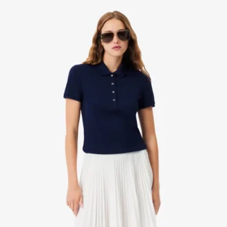 Polo Piqua slim stretch pour femme L.12.12