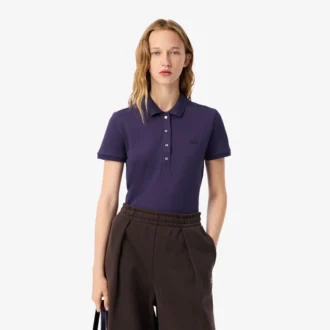 Polo Piqua slim stretch pour femme L.12.12