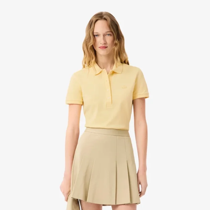 Polo Piqua slim stretch pour femme L.12.12