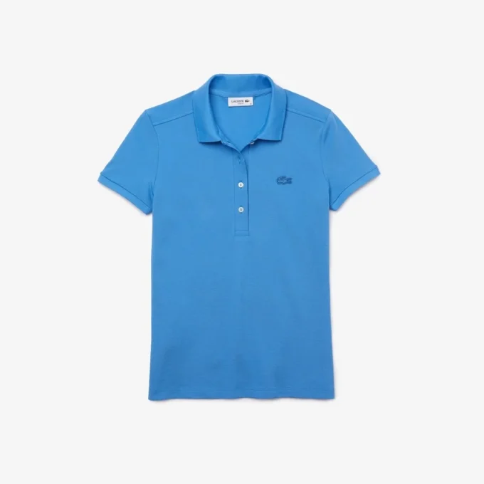 Polo Piqua slim stretch pour femme L.12.12