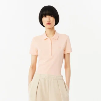 Polo Piqua slim stretch pour femme L.12.12