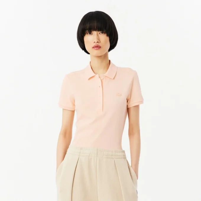 Polo Piqua slim stretch pour femme L.12.12