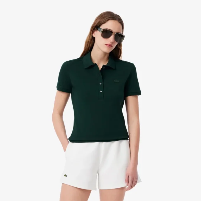 Polo Piqua slim stretch pour femme L.12.12 Polo Piqua slim stretch pour femme L.12.12