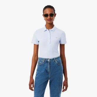 Polo Piqua slim stretch pour femme L.12.12