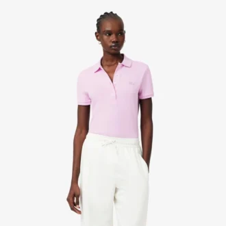 Polo Piqua slim stretch pour femme L.12.12