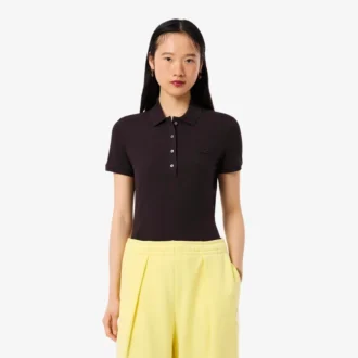 Polo Piqua slim stretch pour femme L.12.12