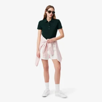 Polo Piqua slim stretch pour femme L.12.12