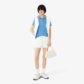 Polo Piqua slim stretch pour femme L.12.12