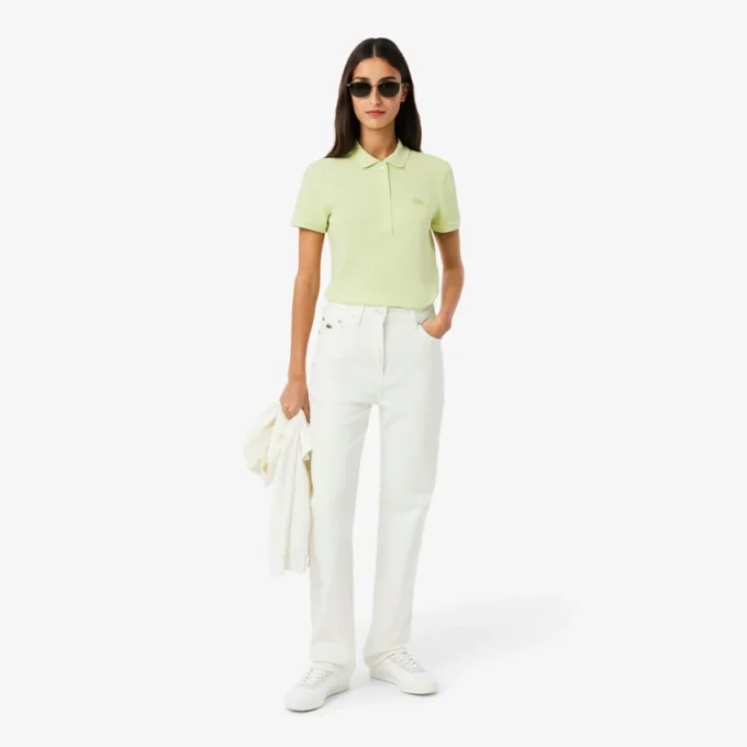 Polo Piqua slim stretch pour femme L.12.12