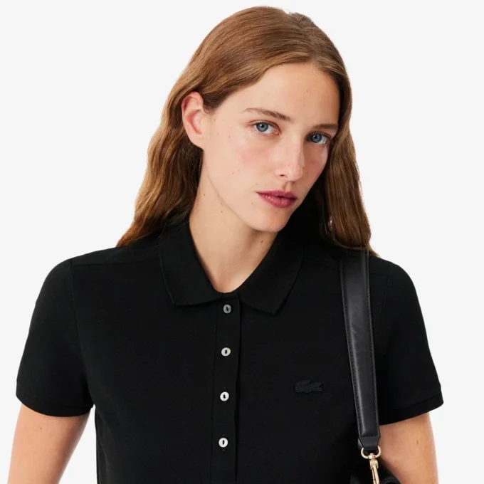 Polo Piqua slim stretch pour femme L.12.12 Polo Piqua slim stretch pour femme L.12.12