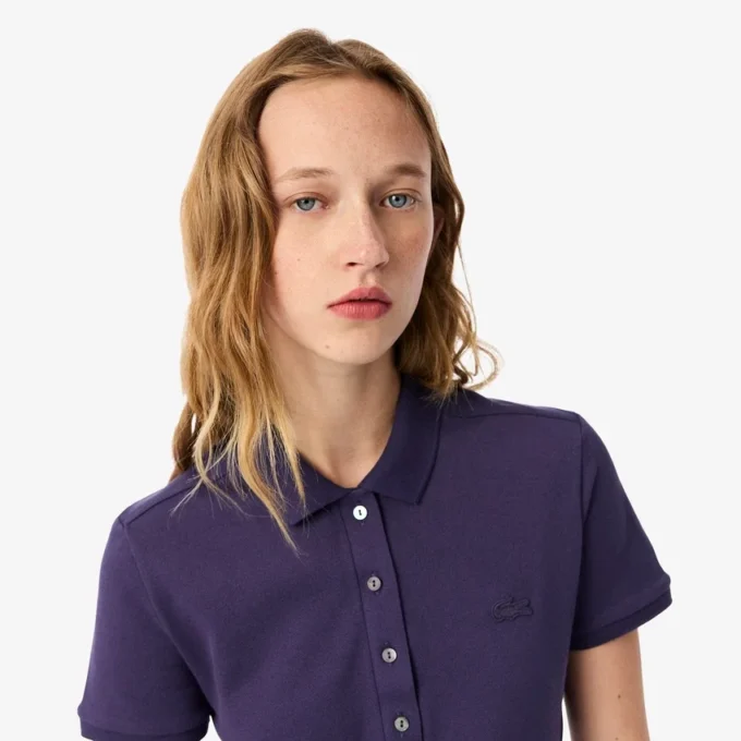 Polo Piqua slim stretch pour femme L.12.12