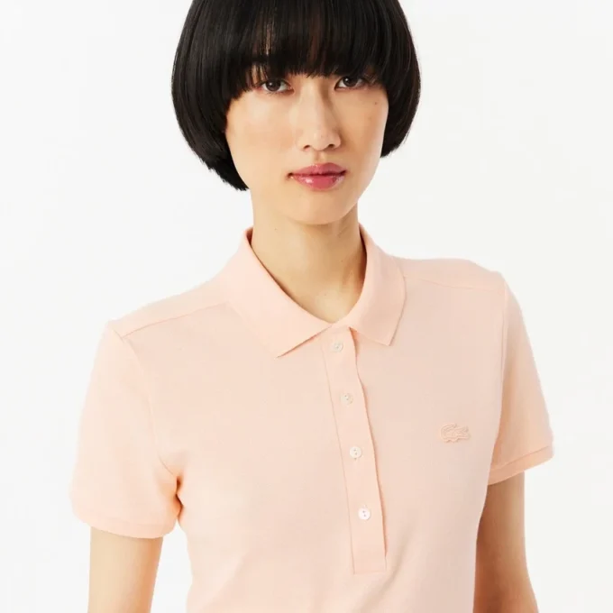 Polo Piqua slim stretch pour femme L.12.12