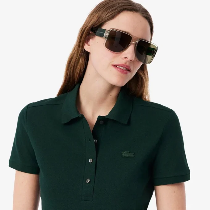 Polo Piqua slim stretch pour femme L.12.12 Polo Piqua slim stretch pour femme L.12.12
