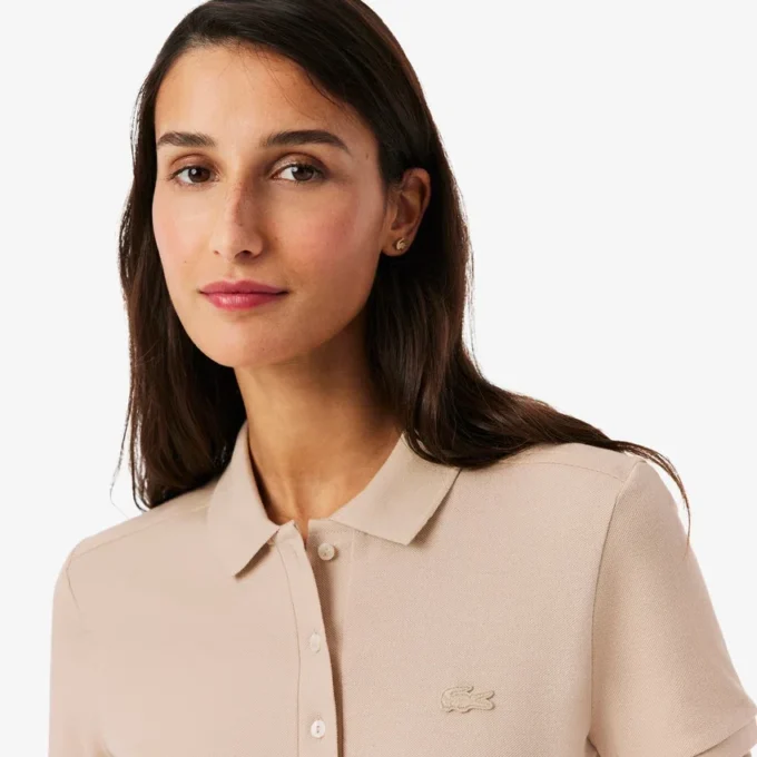 Polo Piqua slim stretch pour femme L.12.12