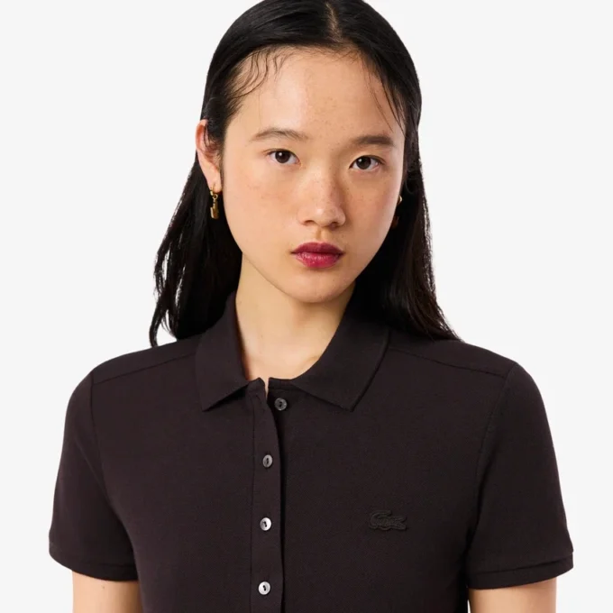 Polo Piqua slim stretch pour femme L.12.12 Polo Piqua slim stretch pour femme L.12.12