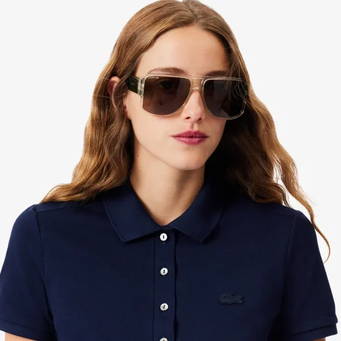 Polo Piqua slim stretch pour femme L.12.12