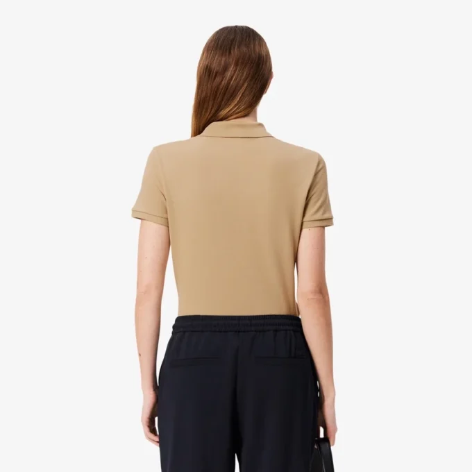Polo Piqua slim stretch pour femme L.12.12