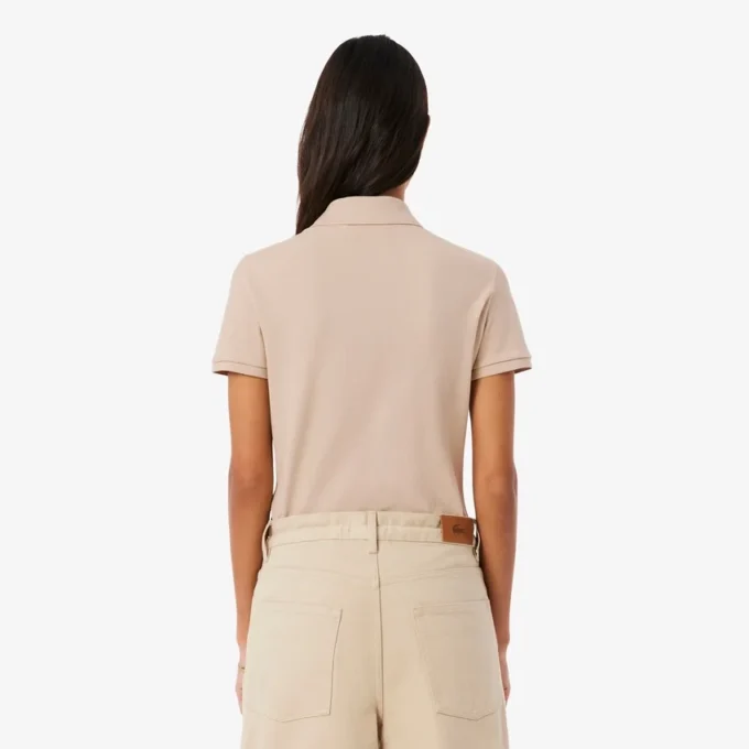 Polo Piqua slim stretch pour femme L.12.12