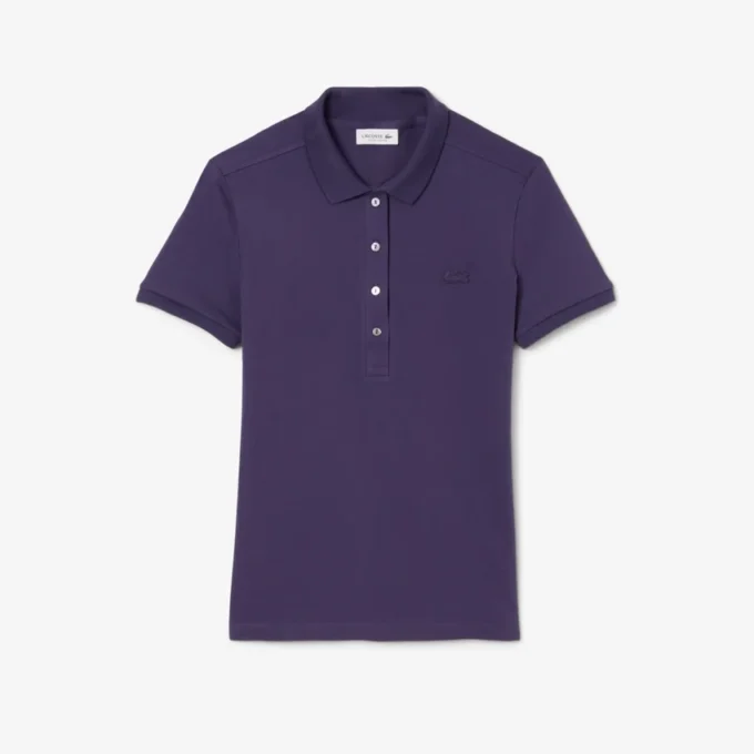 Polo Piqua slim stretch pour femme L.12.12