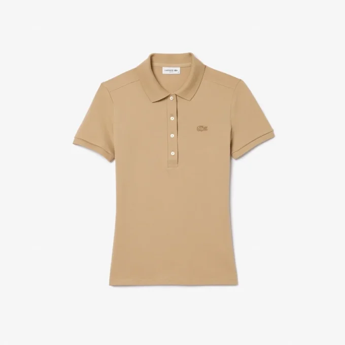 Polo Piqua slim stretch pour femme L.12.12