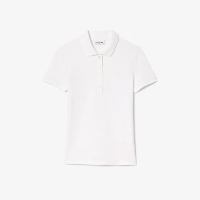 Polo Piqua slim stretch pour femme L.12.12