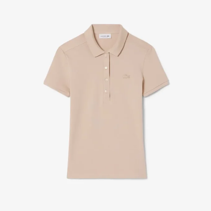 Polo Piqua slim stretch pour femme L.12.12