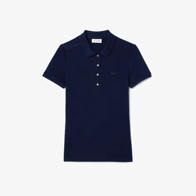 Polo Piqua slim stretch pour femme L.12.12
