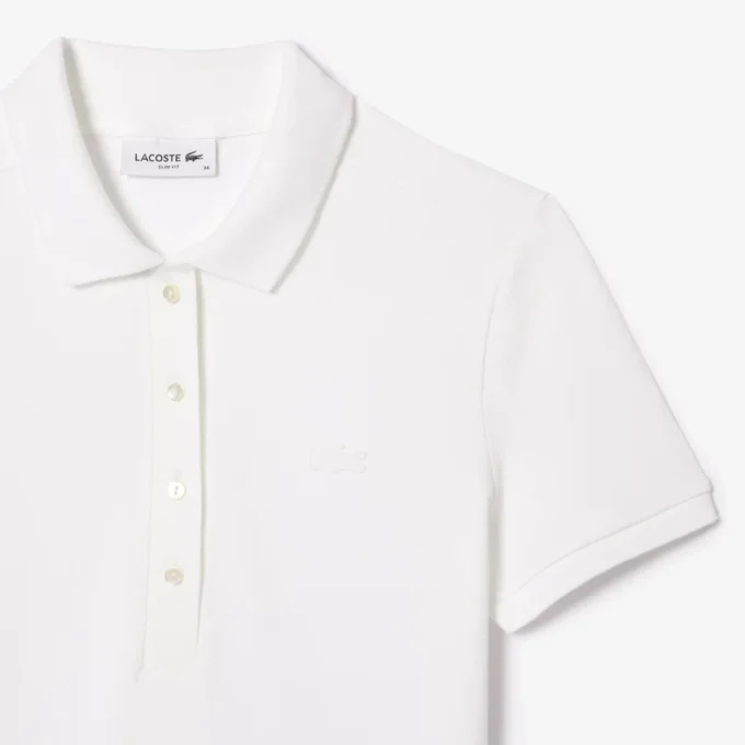 Polo Piqua slim stretch pour femme L.12.12