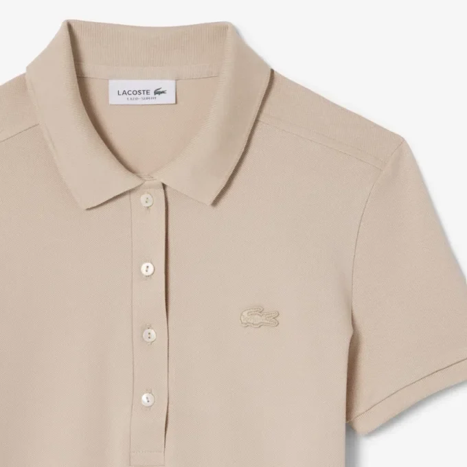 Polo Piqua slim stretch pour femme L.12.12