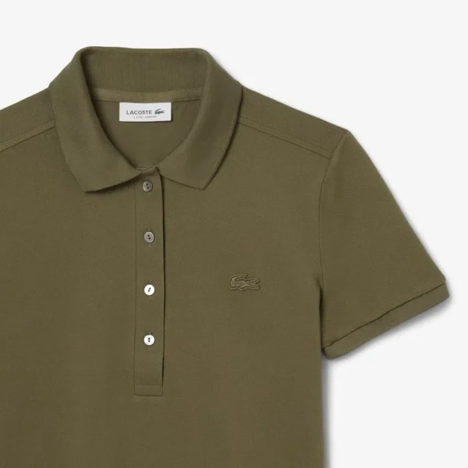 Polo Piqua slim stretch pour femme L.12.12