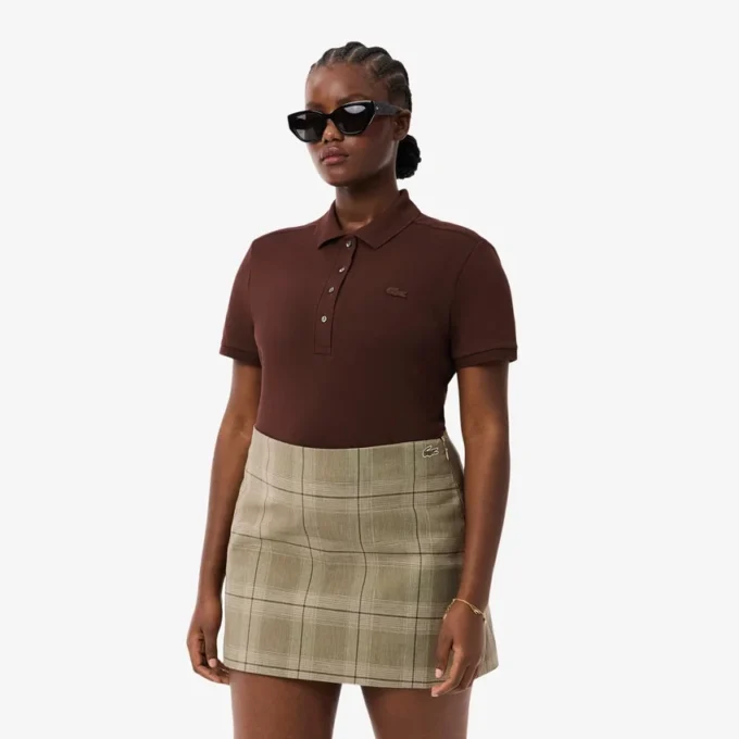 Polo Piqua slim stretch pour femme L.12.12 Polo Piqua slim stretch pour femme L.12.12