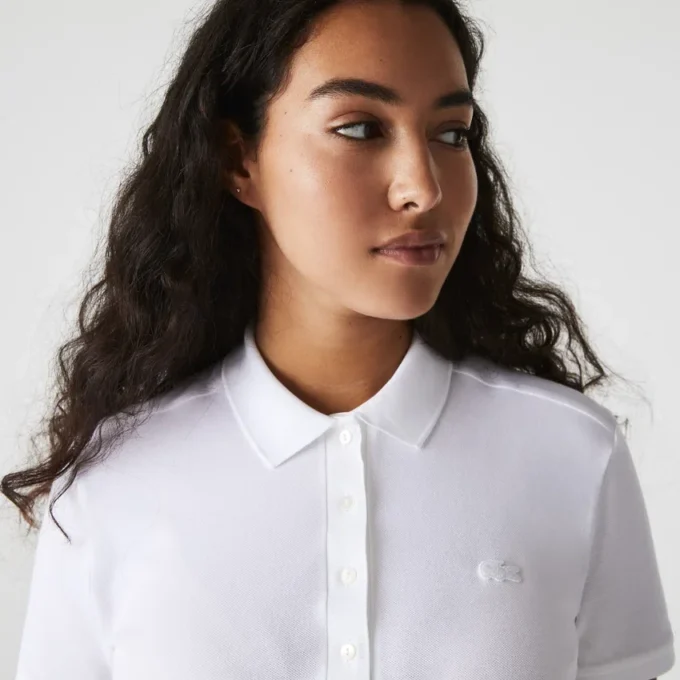 Polo Piqua slim stretch pour femme L.12.12
