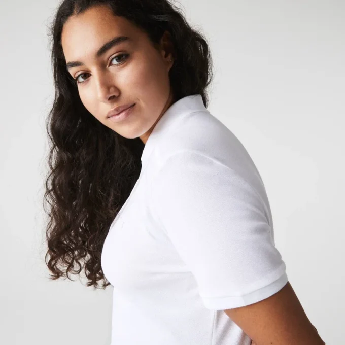 Polo Piqua slim stretch pour femme L.12.12