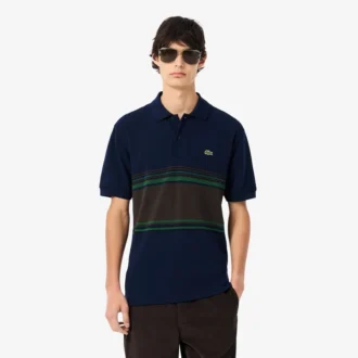 Polo rayé classique pour homme, fabriqué en France Polo rayé classique pour homme, fabriqué en France