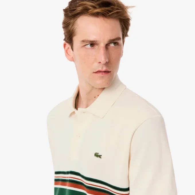 Polo rayé classique pour homme, fabriqué en France Polo rayé classique pour homme, fabriqué en France