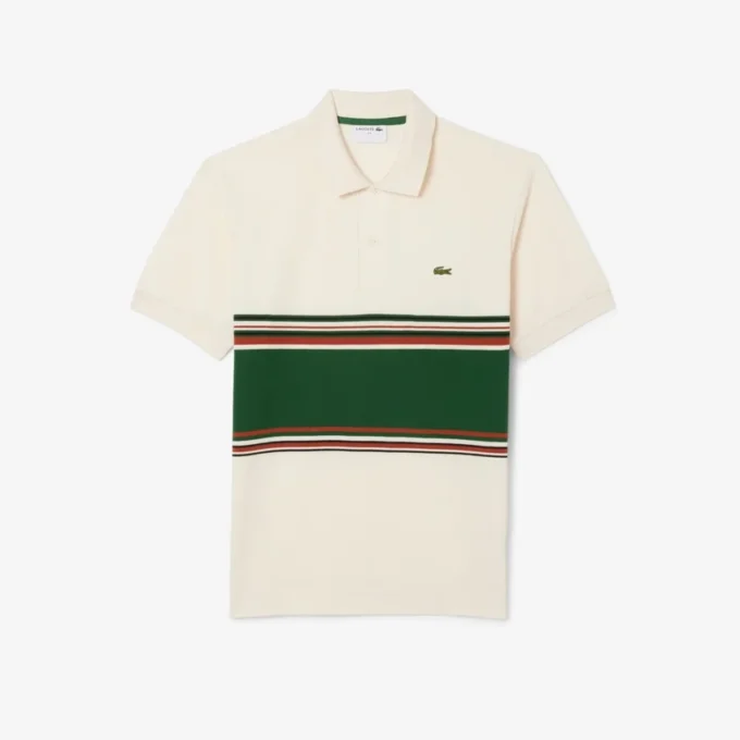 Polo rayé classique pour homme, fabriqué en France Polo rayé classique pour homme, fabriqué en France