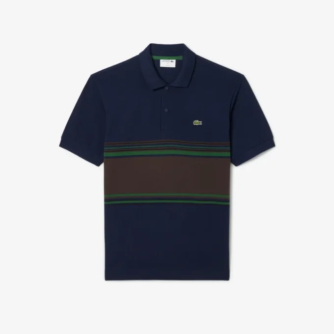 Polo rayé classique pour homme, fabriqué en France Polo rayé classique pour homme, fabriqué en France