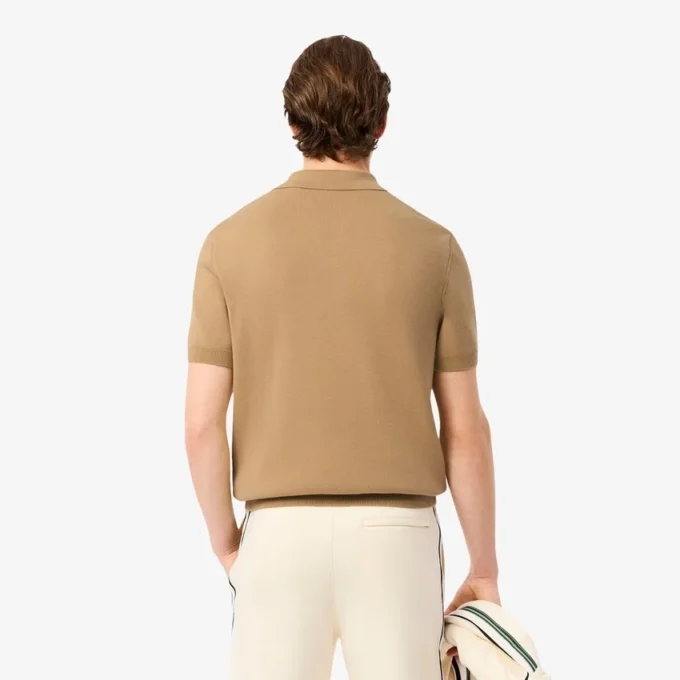 Polo rayé à col pour homme, fabriqué en France Polo rayé à col pour homme, fabriqué en France