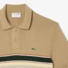 Polo rayé à col pour homme, fabriqué en France Polo rayé à col pour homme, fabriqué en France