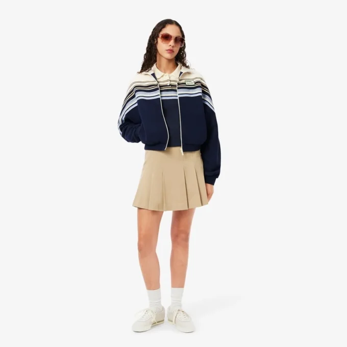 Polo rayé slim fit pour femme, fabriqué en France Polo rayé slim fit pour femme, fabriqué en France