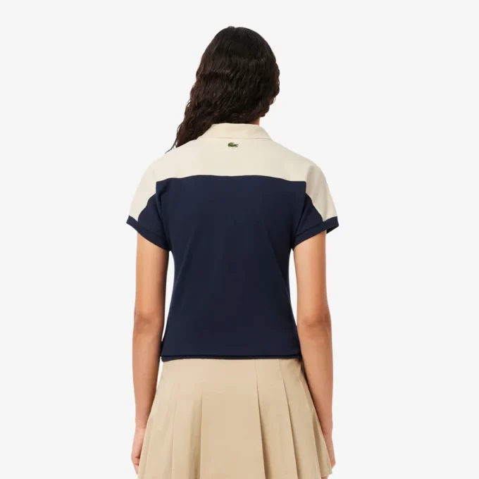 Polo rayé slim fit pour femme, fabriqué en France Polo rayé slim fit pour femme, fabriqué en France
