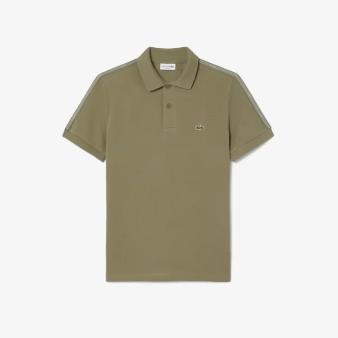 Polo à rayures et logo, coupe classique Polo à rayures et logo, coupe classique