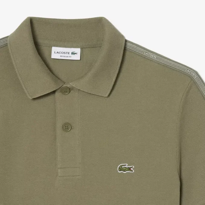 Polo à rayures et logo, coupe classique Polo à rayures et logo, coupe classique